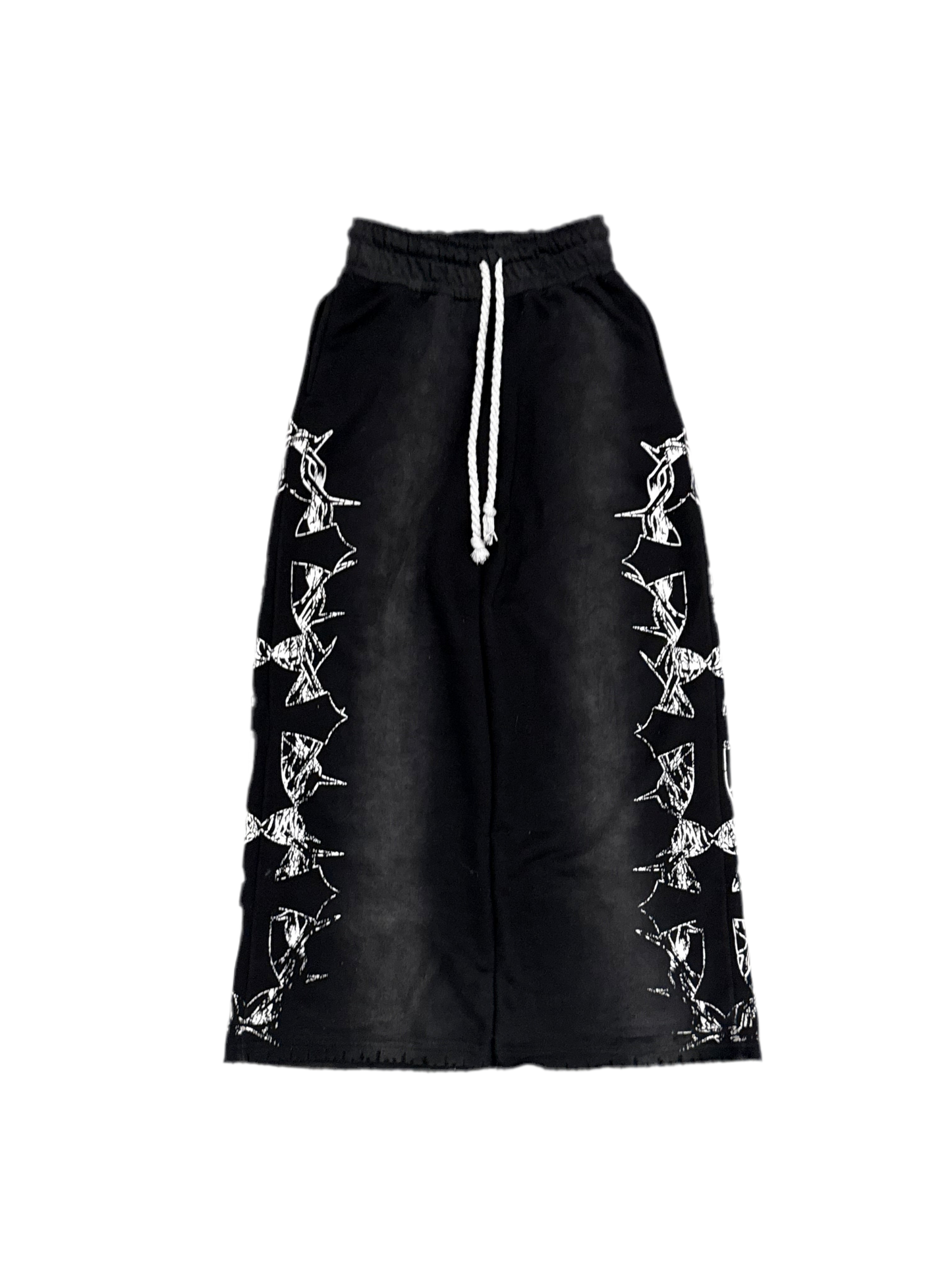 LIMITED “Cause Of Harm” Black Wash Sweats