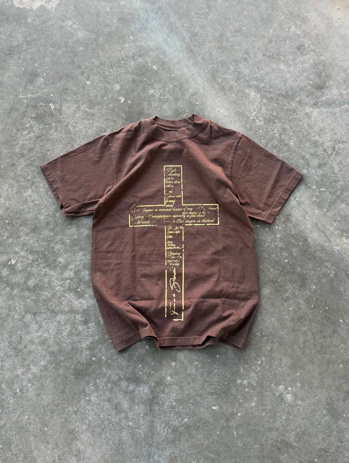 “sins” tee